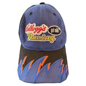 Vintage 2003 Nascar Kellogg's Racing Terry LaBonte Hat Cap Blue OSFM